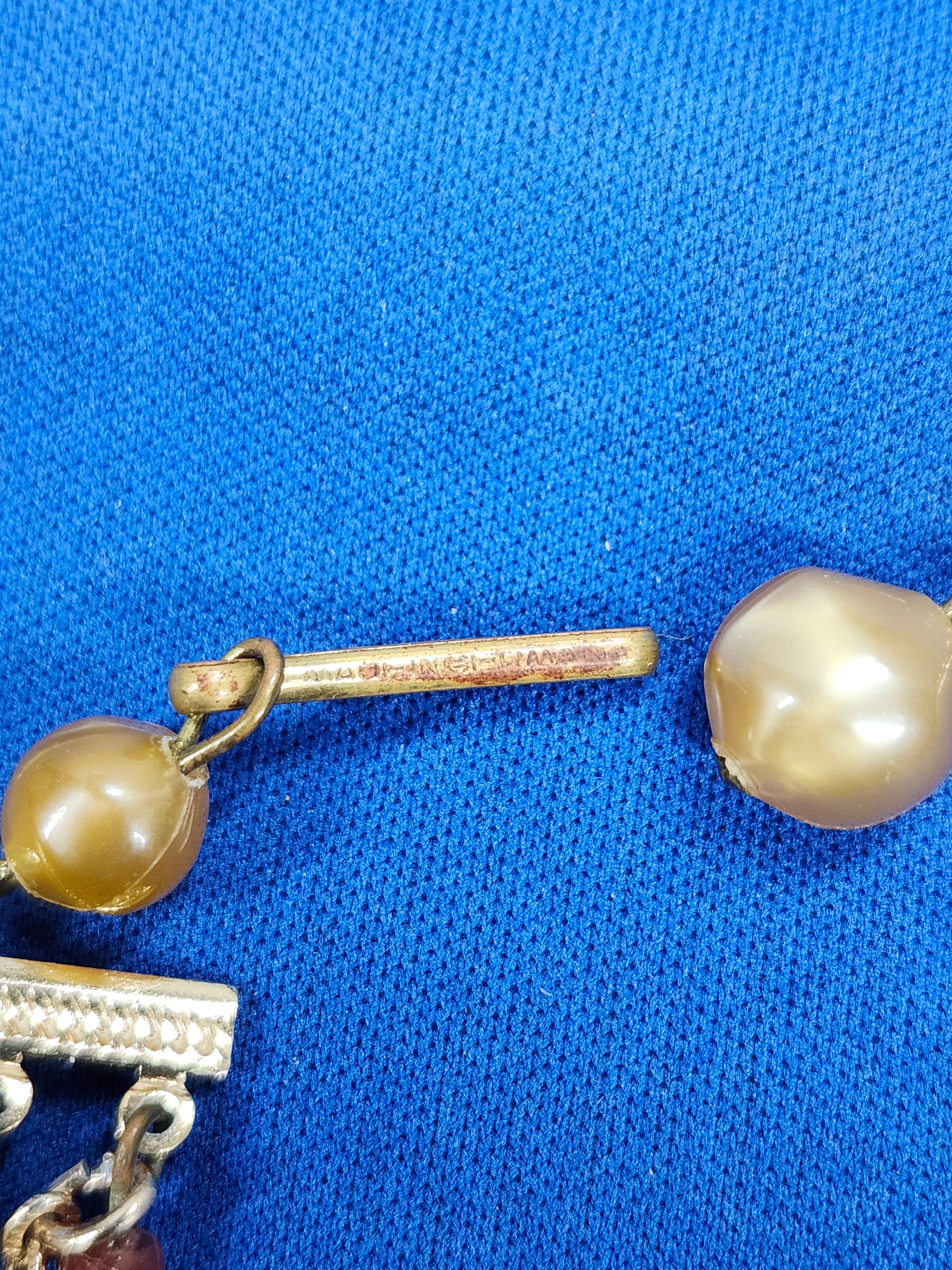 Vintage Made in German multi strand necklace