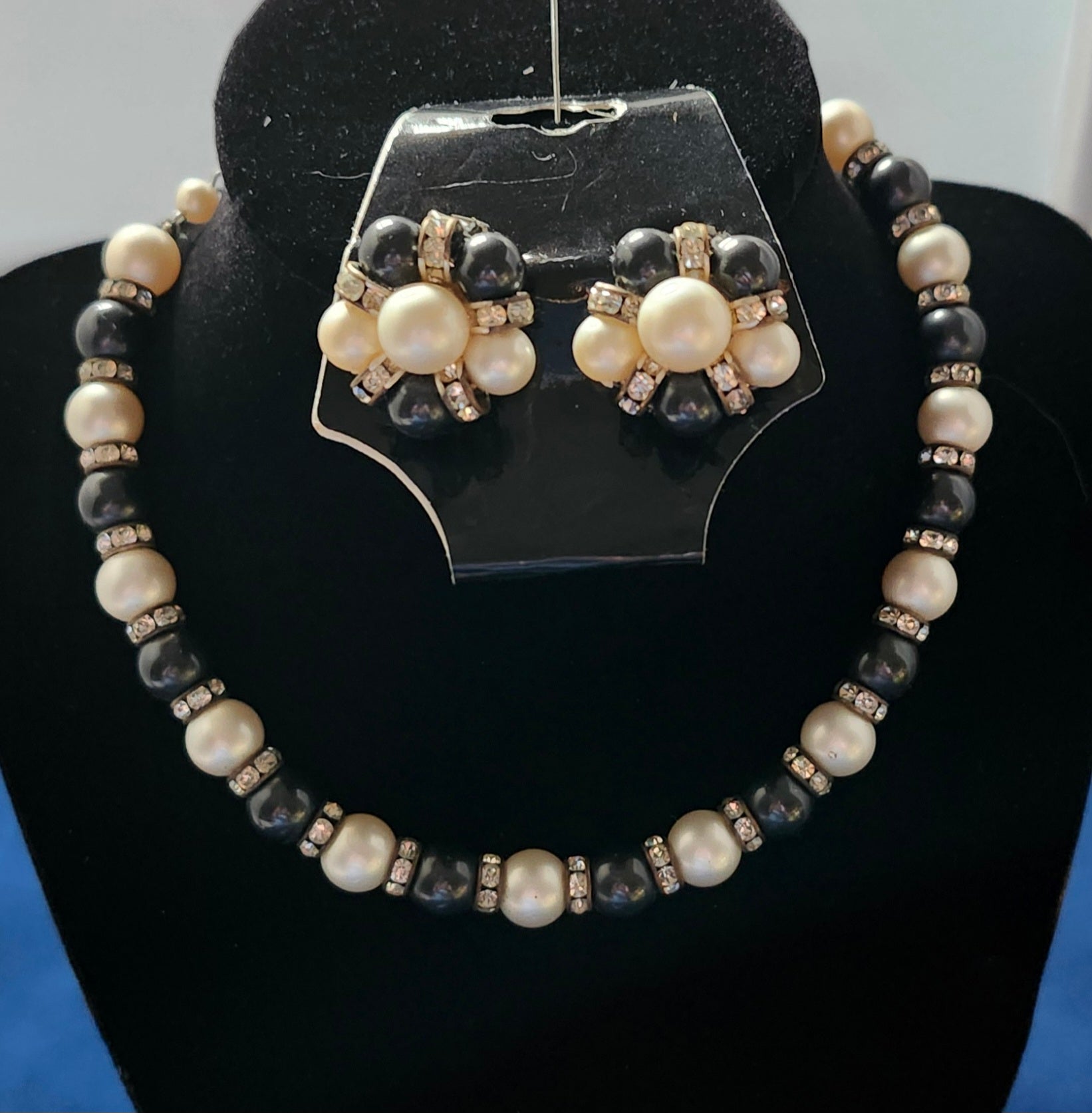 1950s Choker earring/necklace set