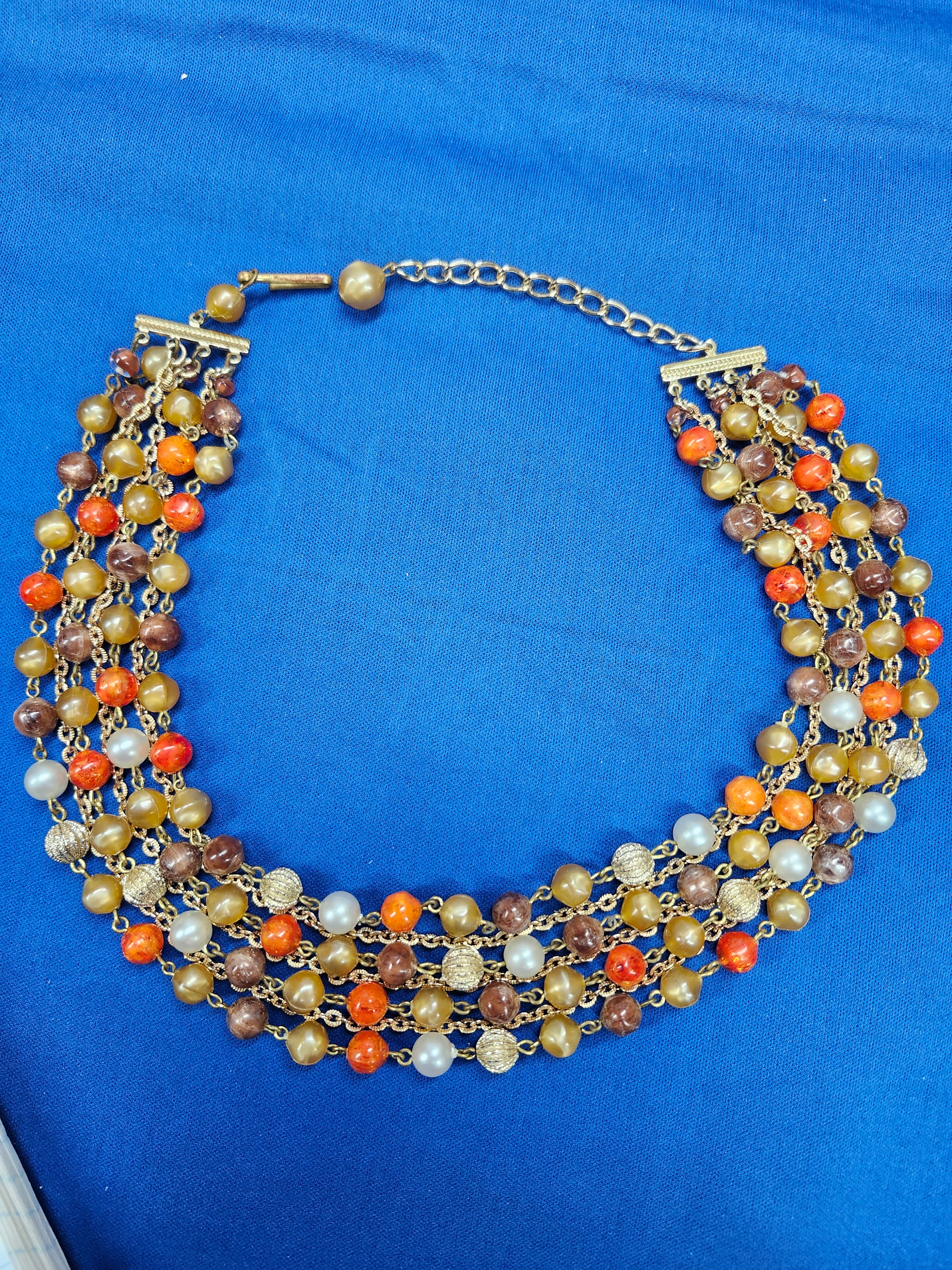Vintage Made in German multi strand necklace