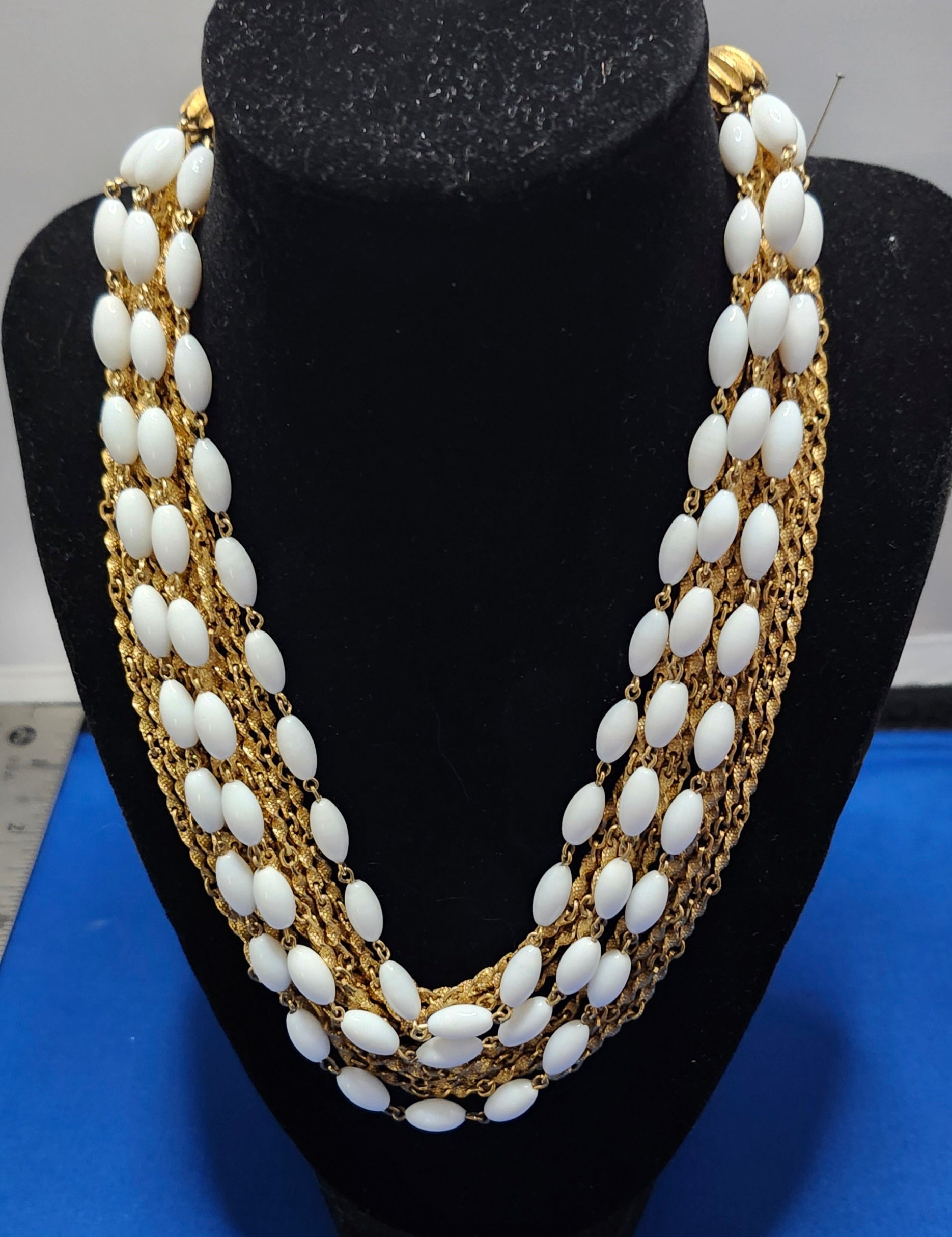 Vintage Trifani multi-strand necklace