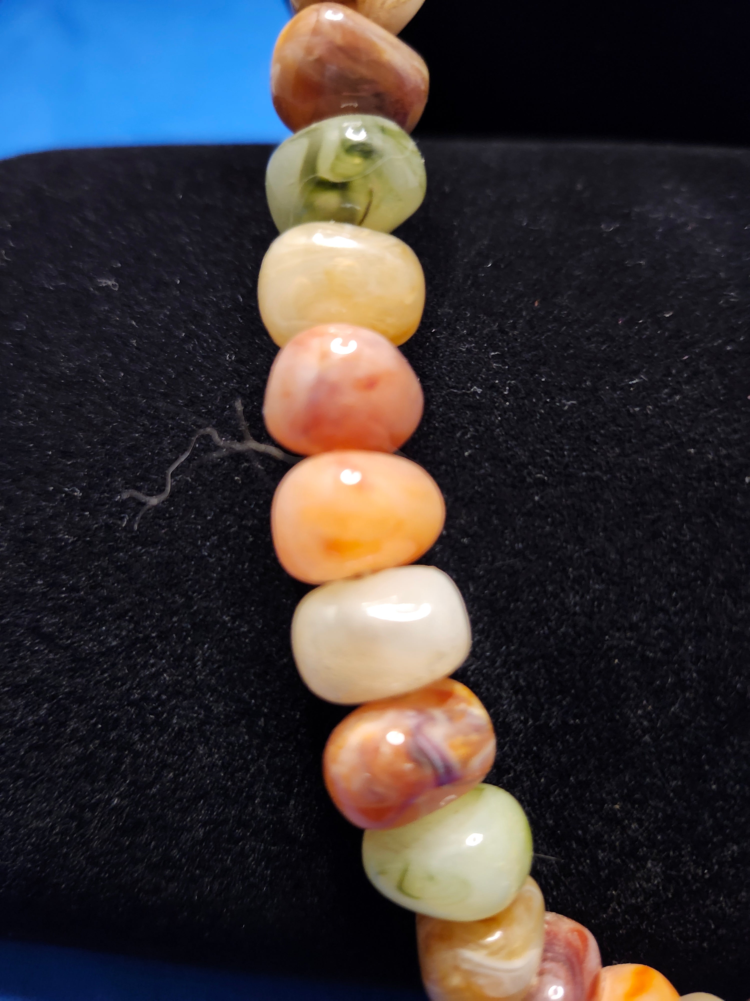 Polished Agate Rock necklace