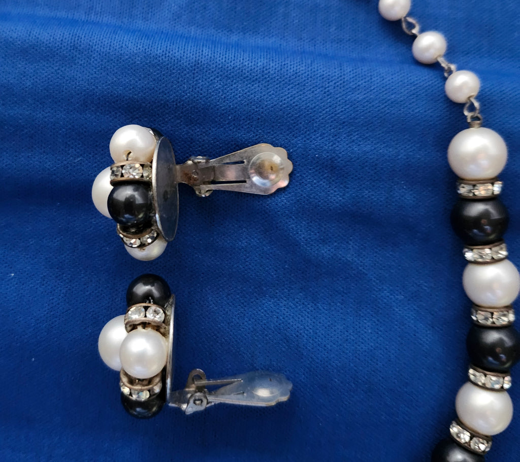 1950s Choker earring/necklace set